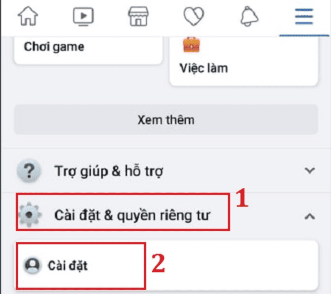 Thêm số điện thoại trên Facebook bằng điện thoại