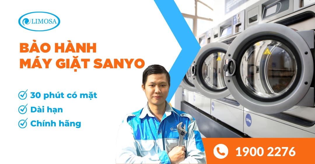 bảo hành máy giặt Sanyo Limosa