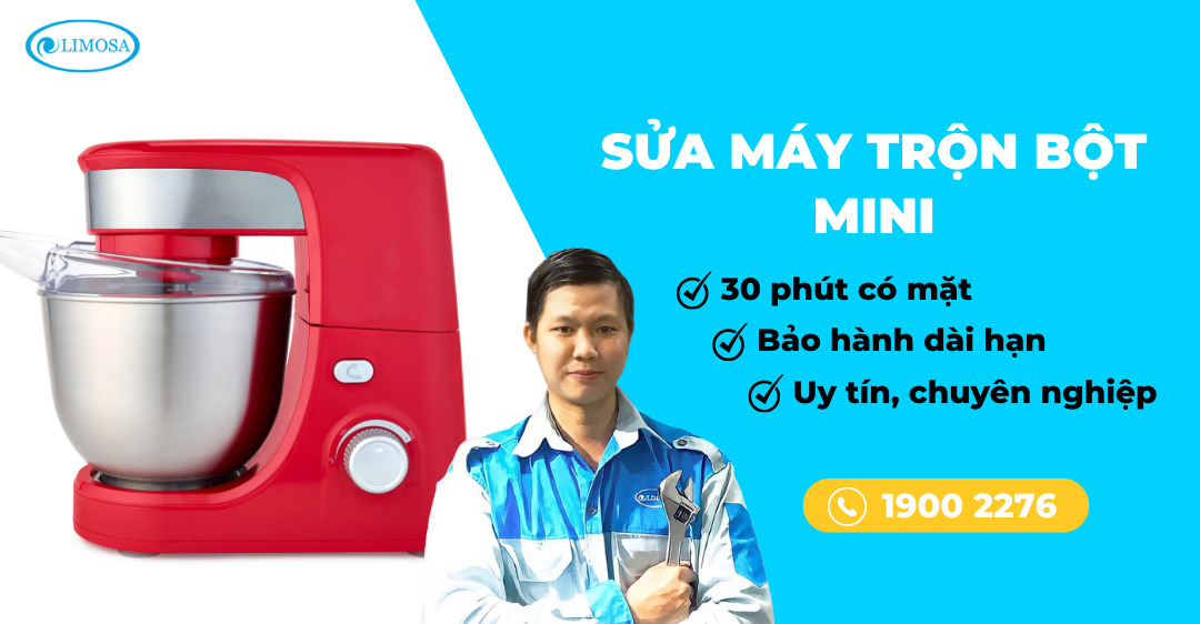 sửa máy trộn bột mini limosa