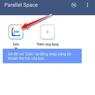 Cách cài 2 Zalo trên Samsung bằng Parallel Space bước 6