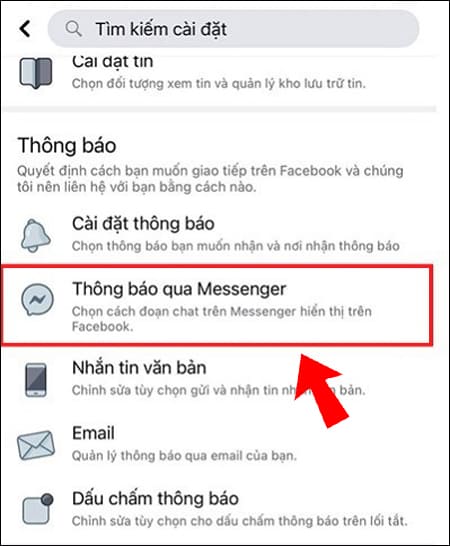 Cách mở bong bóng chat Messenger trên iPhone bước 4
