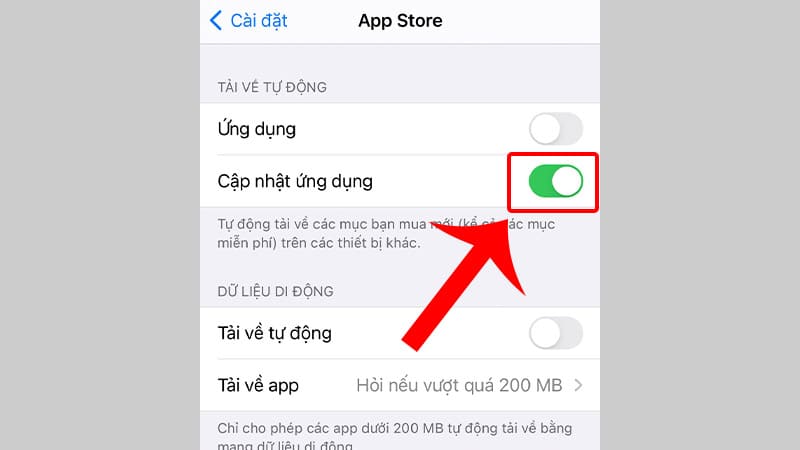 Tự động cập nhật phiên bản mới Facebook iphone bước 2