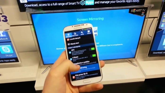cách kết nối điện thoại với tivi không dây bằng screen mirroring