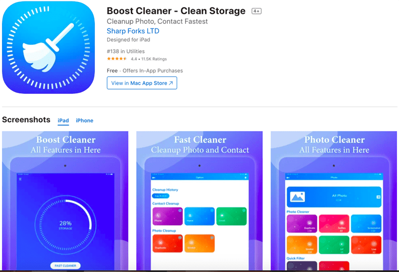 phần mềm dọn rác iphone clean my storage