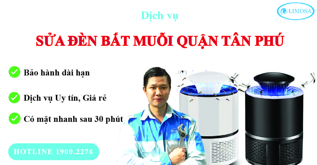 sửa đèn bắt muỗi quận Tân Phú