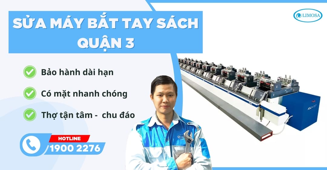 Sửa Máy Bắt Tay Sách Quận 3 Limosa