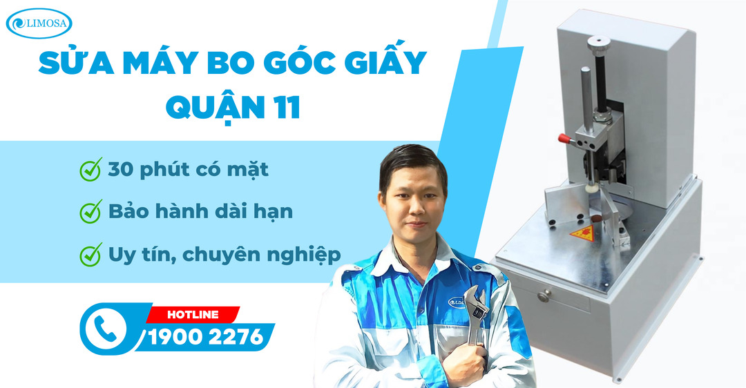 Sửa Máy Bo Góc Giấy Quận 11 Limosa