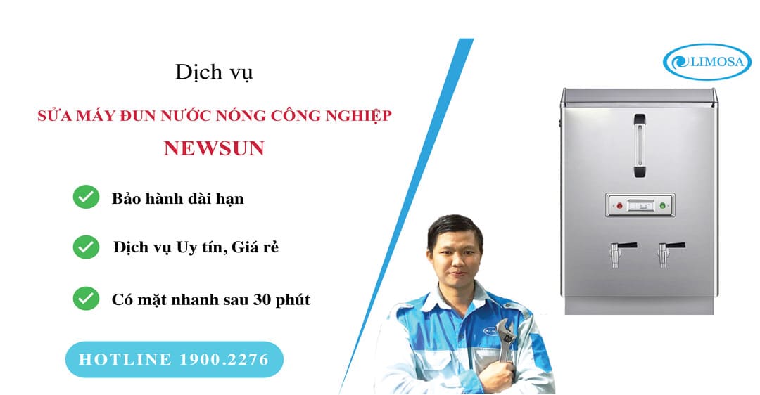 sửa máy đun nước nóng công nghiệp Newsun