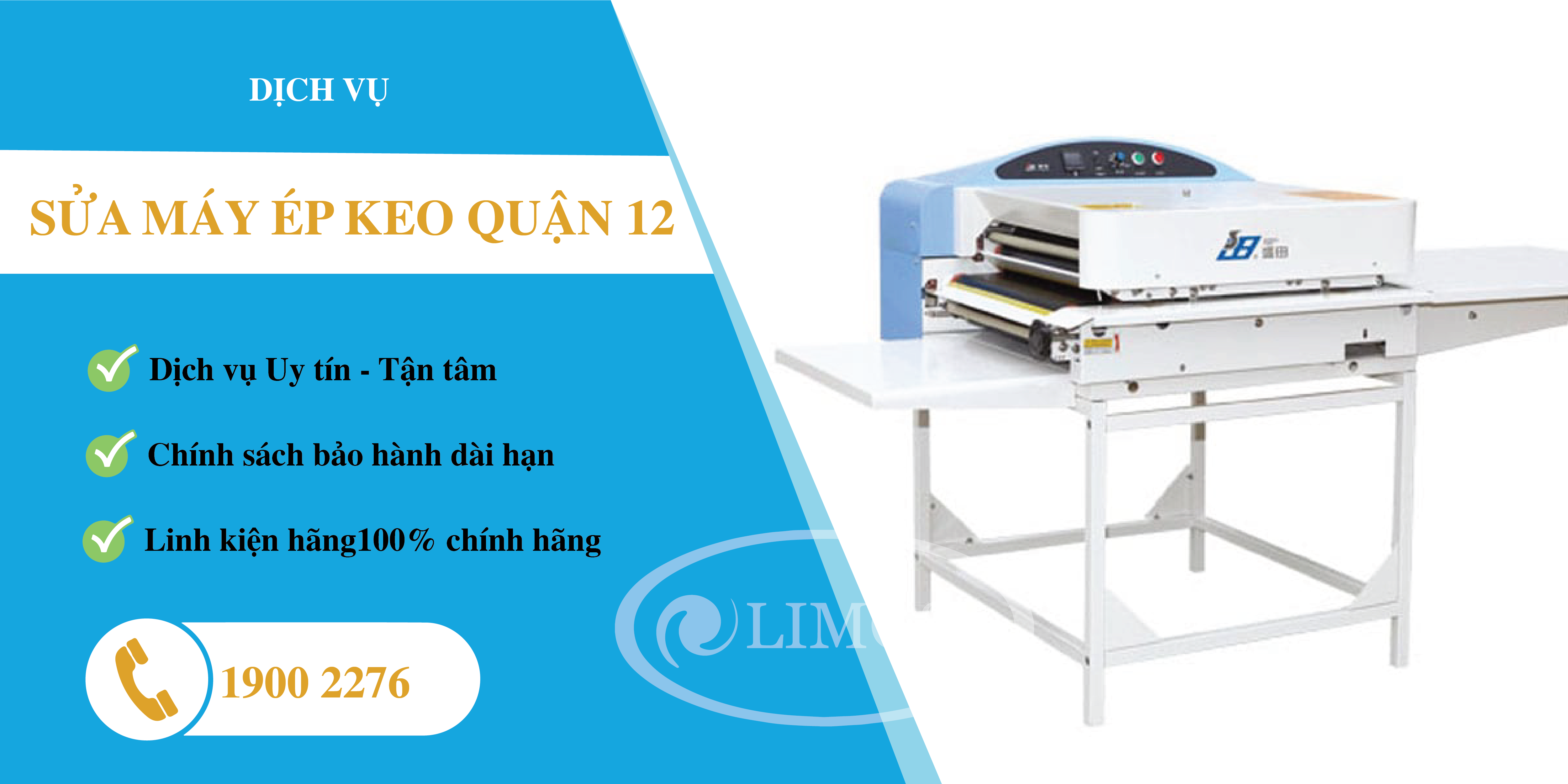 sửa máy ép keo quận 12 limosa