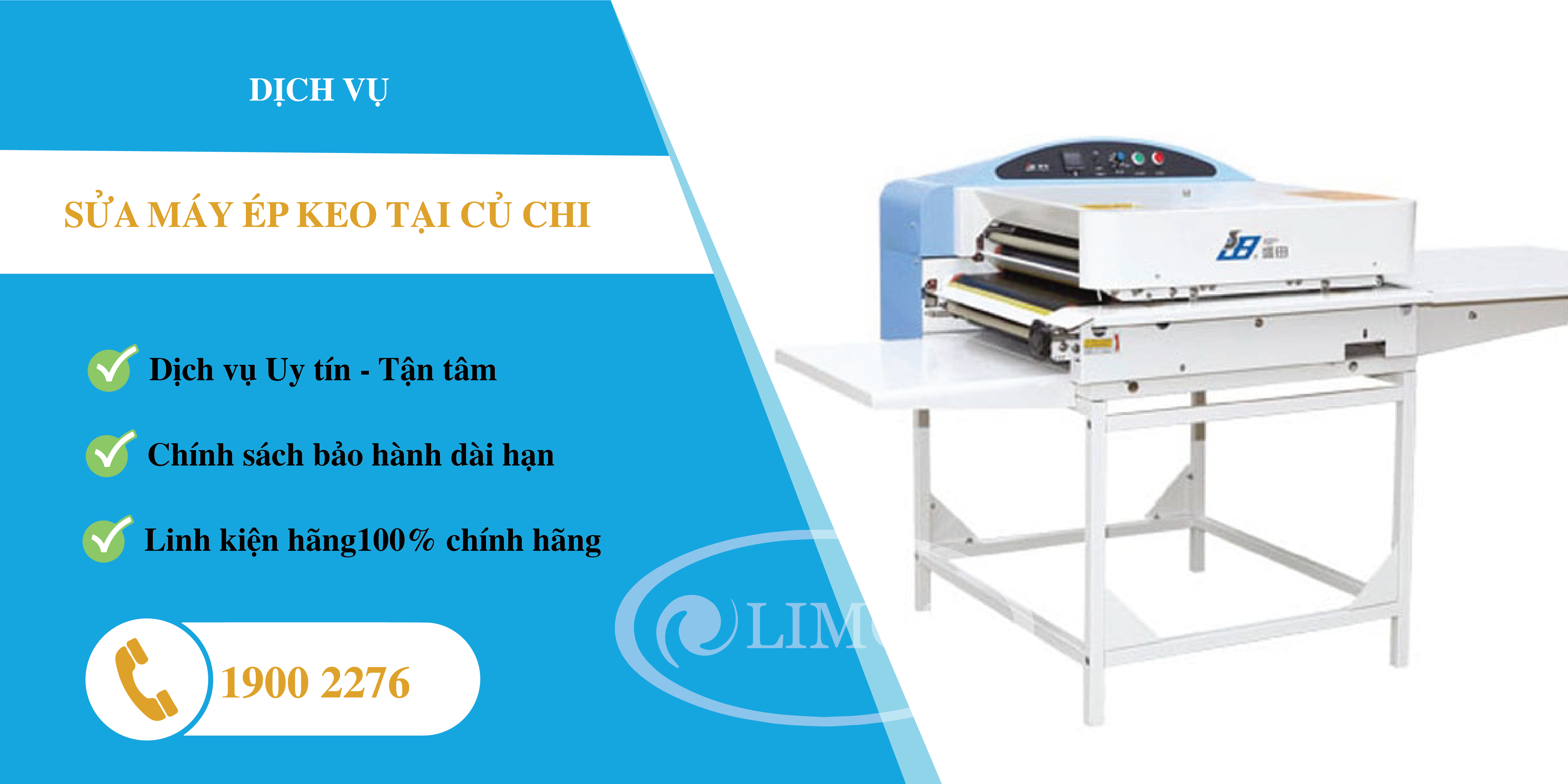 sửa máy ép keo tại Củ Chi limosa