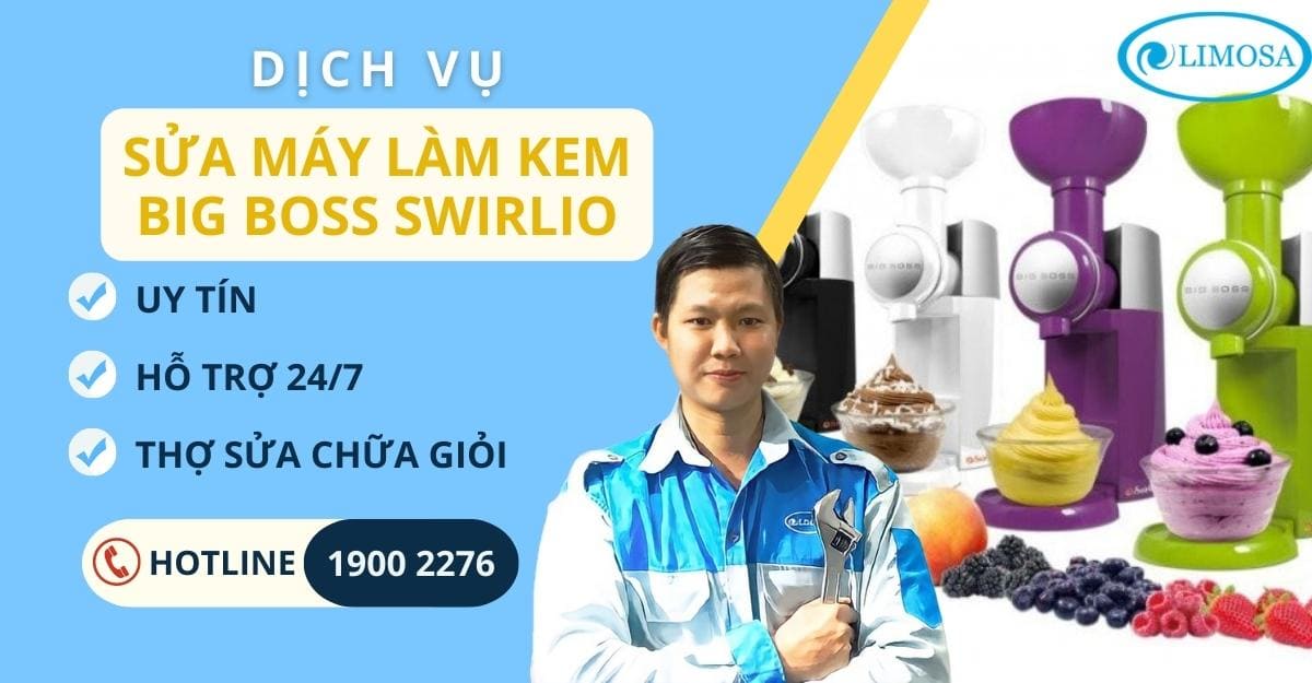 sửa máy làm kem Big Boss Swirlio
