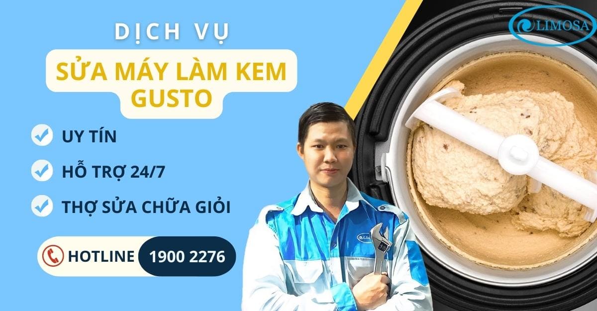 sửa máy làm kem Gusto