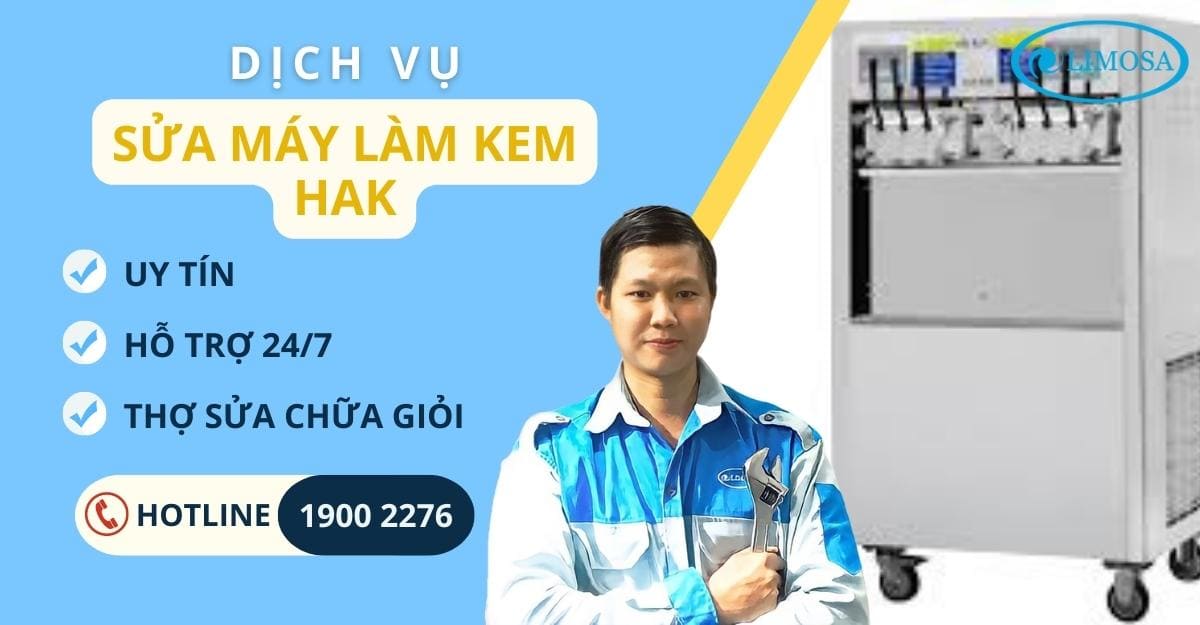 sửa máy làm kem HAK