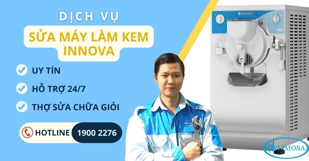 sửa máy làm kem Innova