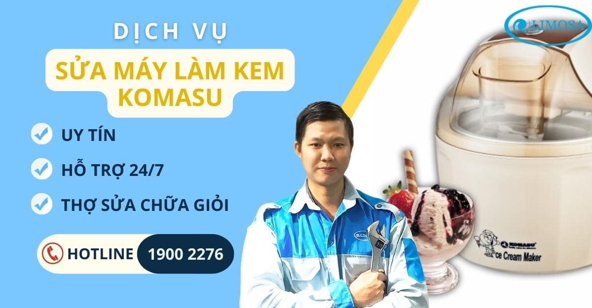 sửa máy làm kem Komasu