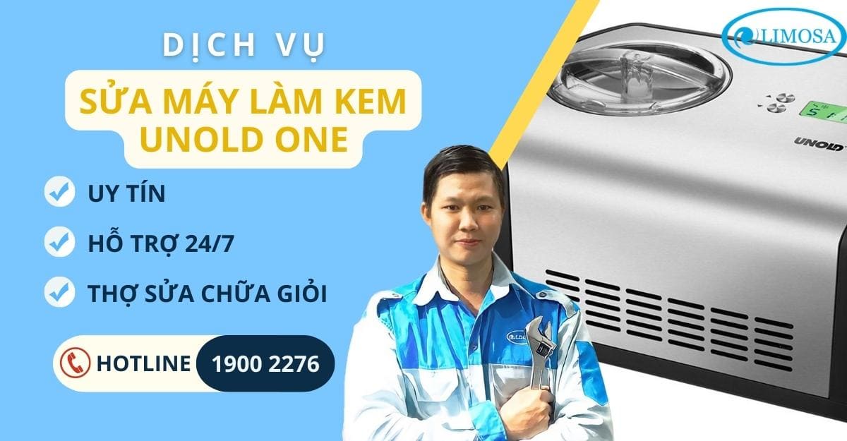 sửa máy làm kem Unold one