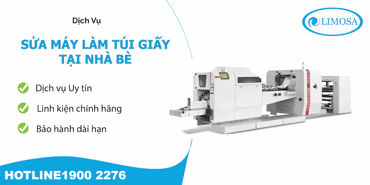 sửa máy làm túi giấy tại nhà bè