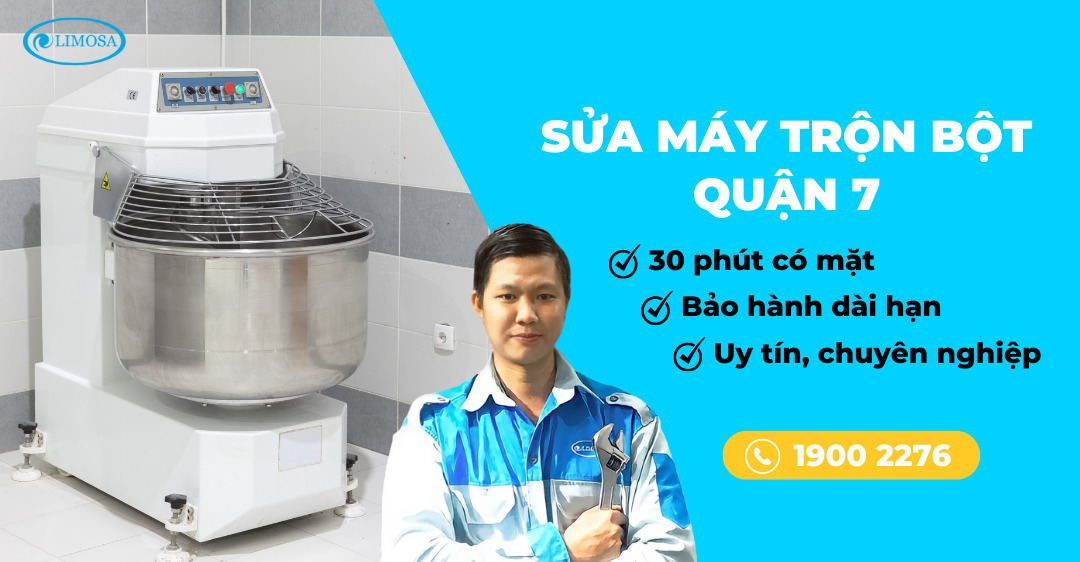 sửa máy trộn bột quận 7 limosa