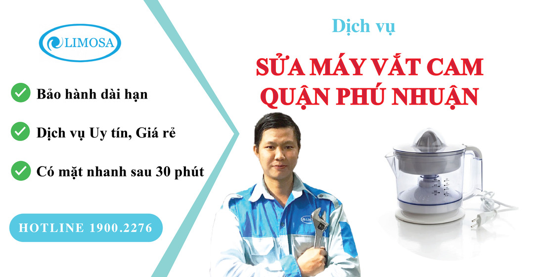 sửa máy vắt cam quận Phú Nhuận limosa