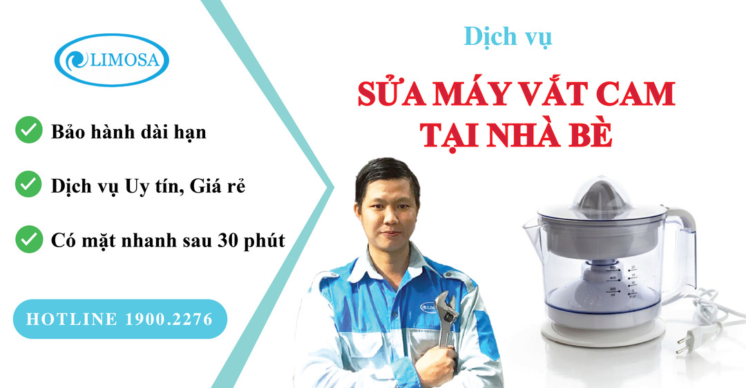 sửa máy vắt cam tại Nhà Bè limosa