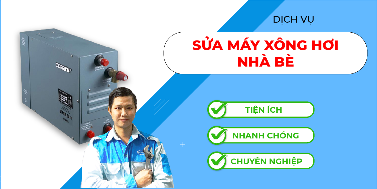 sửa máy xông hơi tại nhà bè