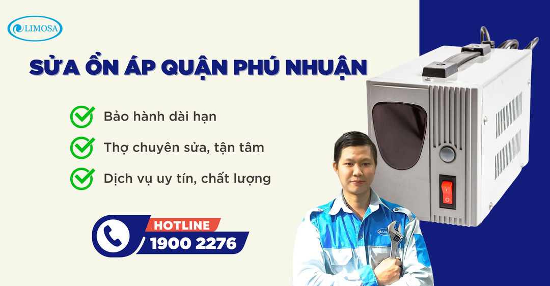 Sửa ổn áp Quận Phú Nhuận Limosa