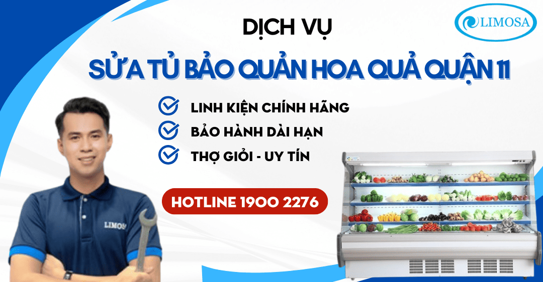 sửa tủ bảo quản hoa quả quận 11