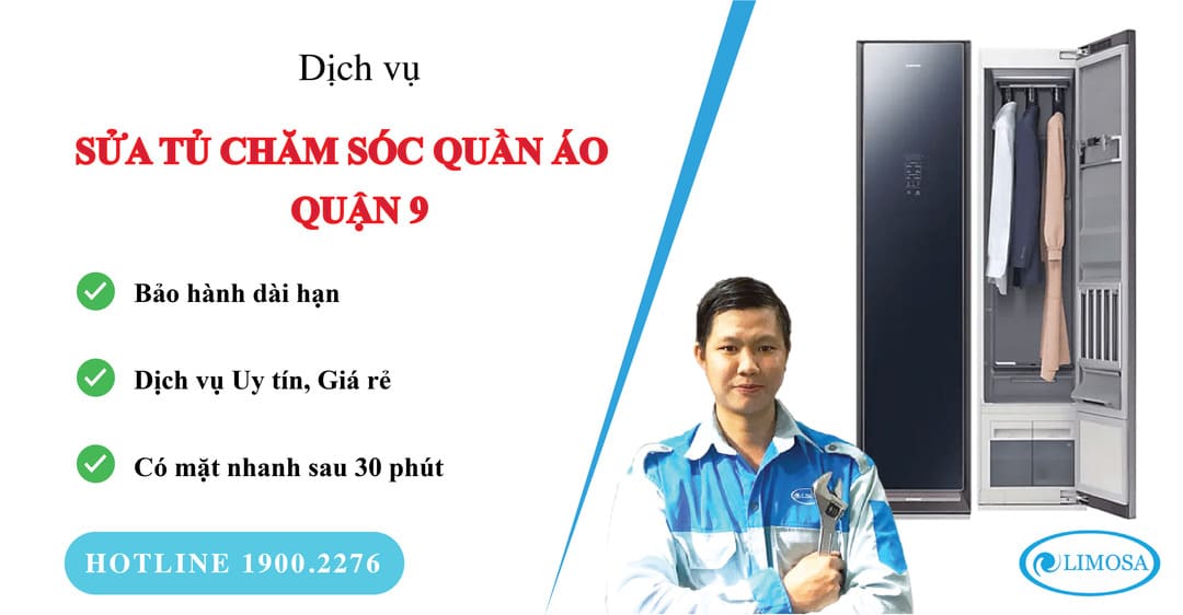 sửa tủ chăm sóc quần áo quận 9 limosa