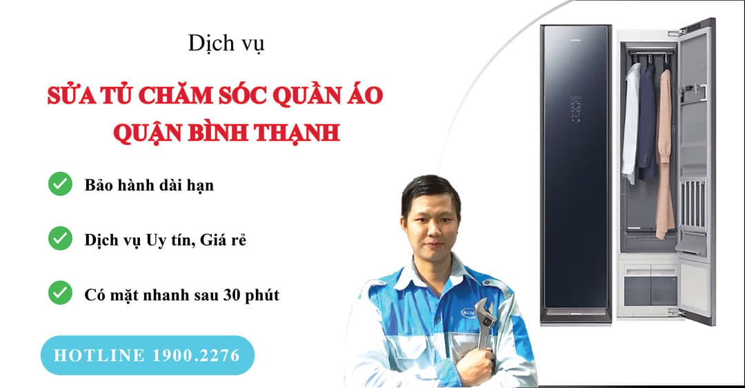 sửa tủ chăm sóc quần áo quận Bình Thạnh limosa