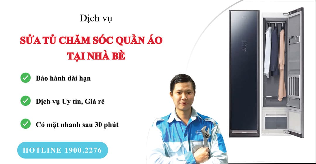 sửa tủ chăm sóc quần áo tại Nhà Bè limosa