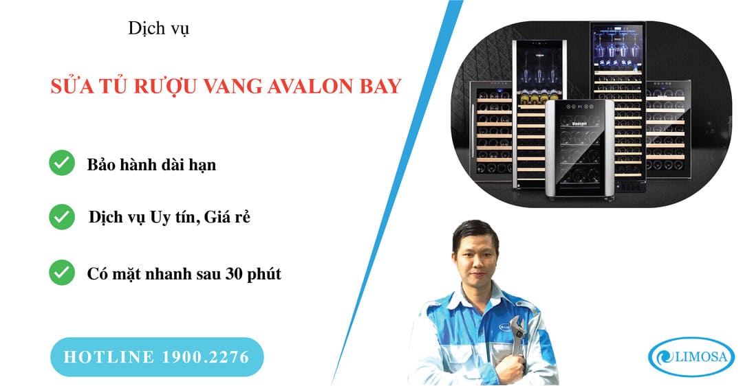 sửa tủ rượu vang Avalon Bay limosa
