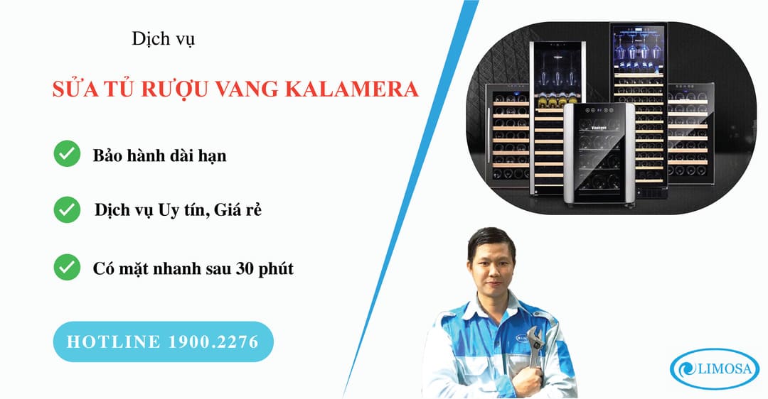 sửa tủ rượu vang Kalamera limosa