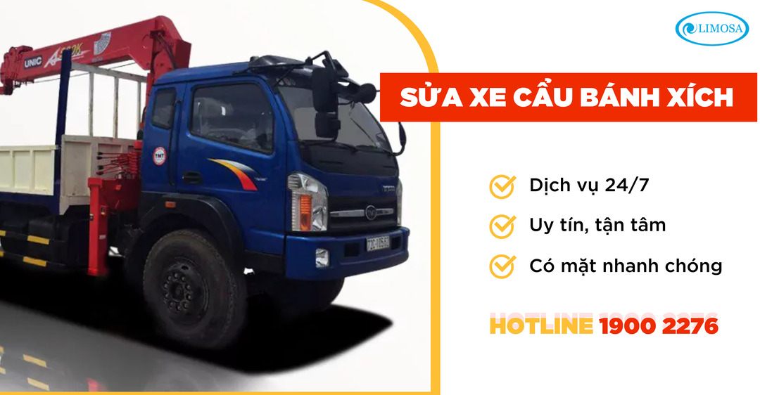 Sửa Xe Cẩu Bánh Xích Limosa