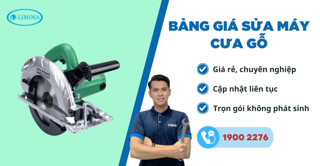 Bảng Giá Sửa Máy Cưa Gỗ Limosa