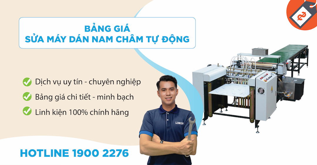 bảng giá sửa máy dán nam châm tự động