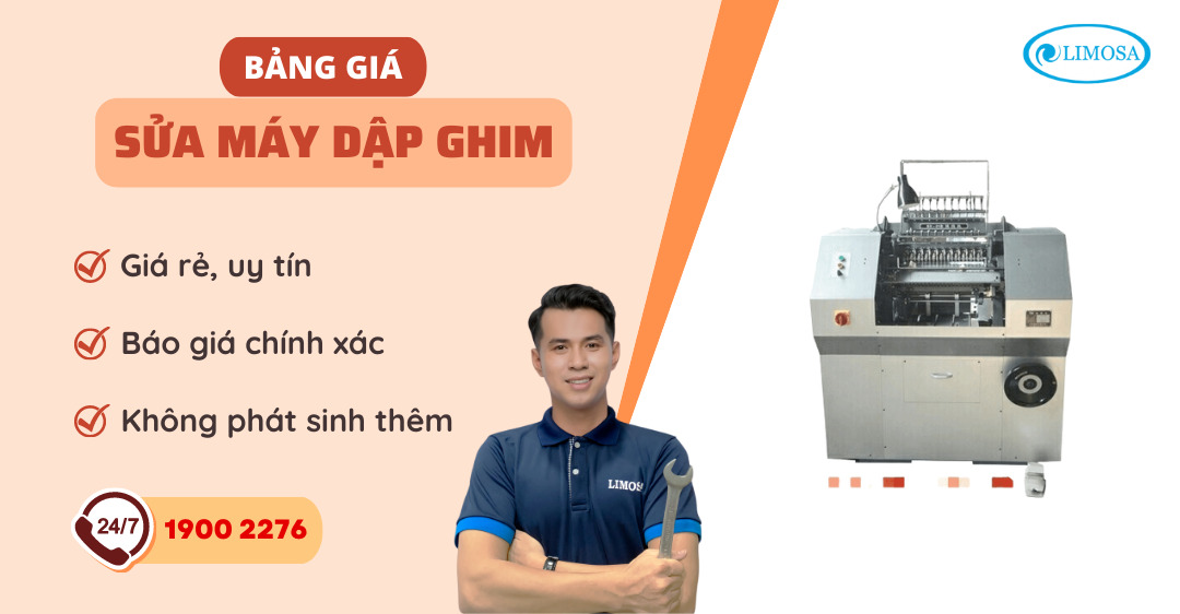 Bảng Giá Sửa Máy Dập Ghim Limosa