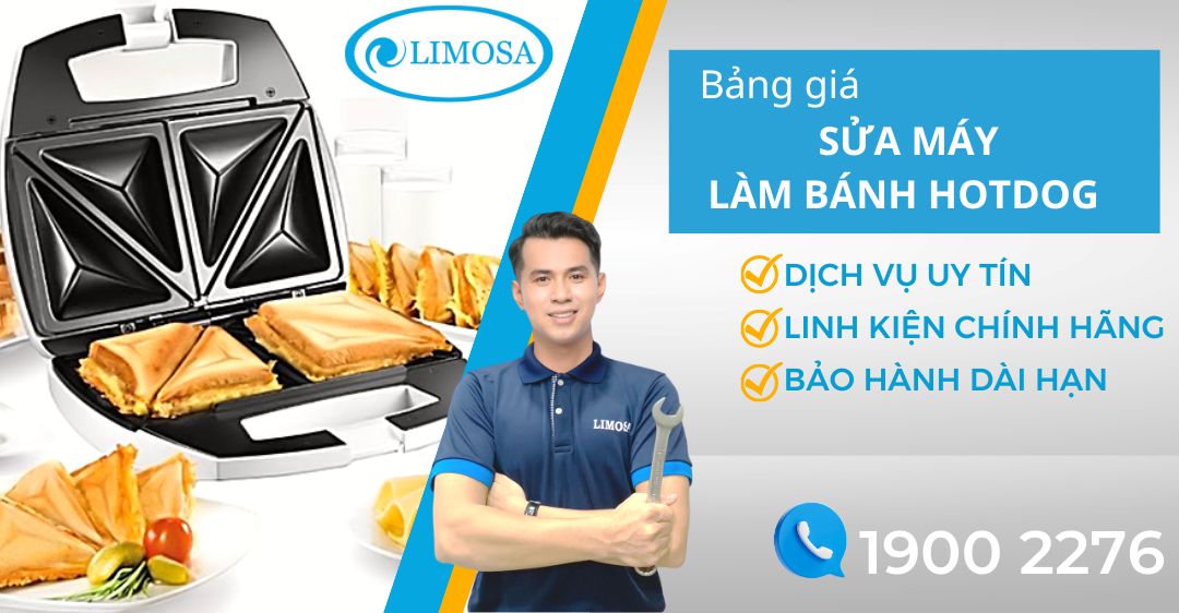 Bảng giá sửa máy làm bánh hotdog