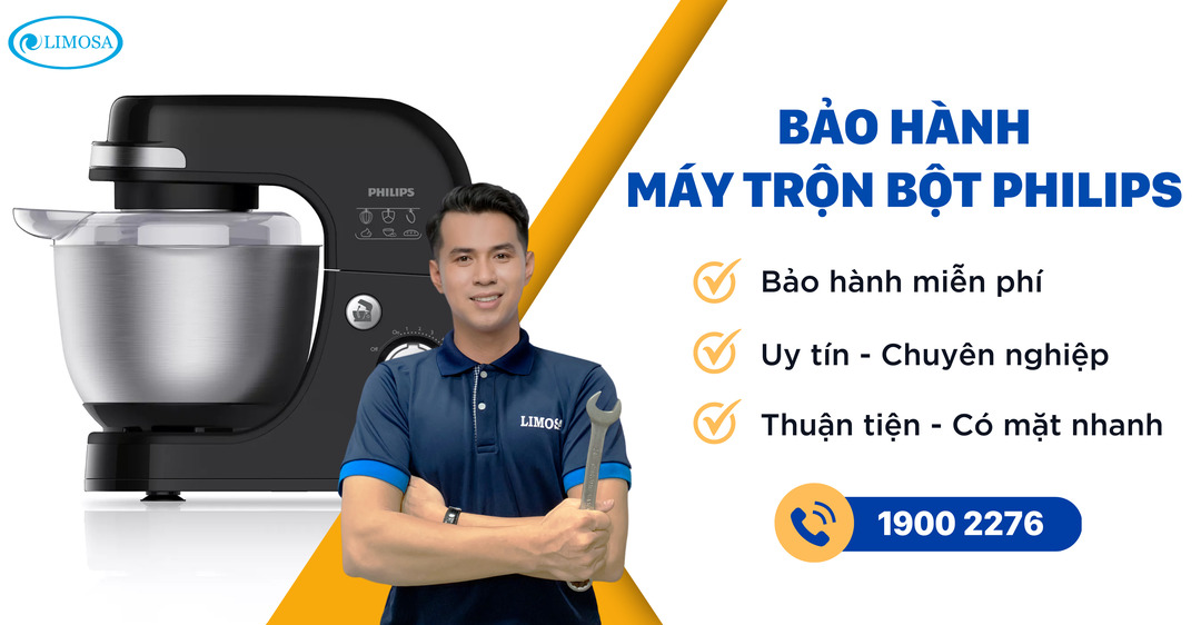 Bảo Hành Máy Trộn Bột Philips Limosa