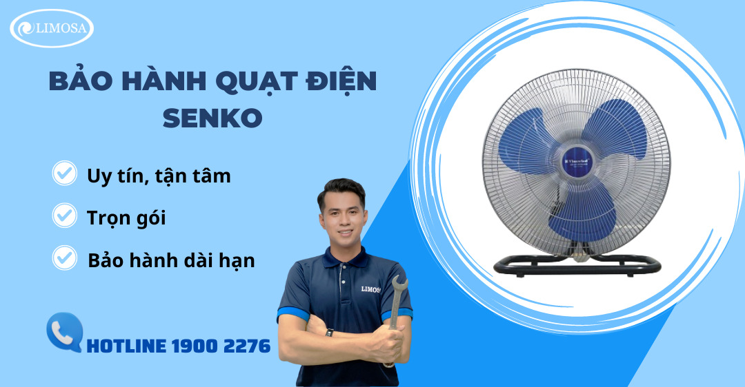 Bảo Hành Quạt Điện Senko Limosa