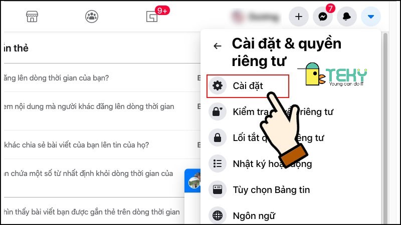 cách tắt chia sẻ facebook trên điện thoại