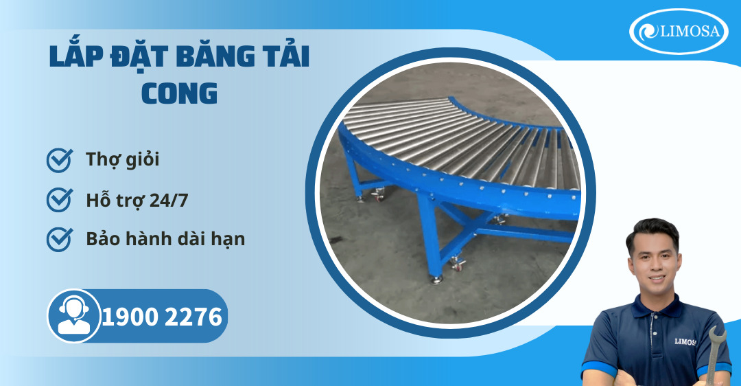 Lắp Đặt Băng Tải Cong Limosa