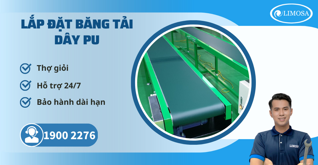 Lắp Đặt Băng Tải Dây Pu Limosa