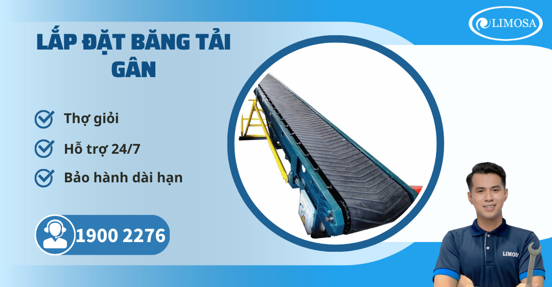 Lắp đặt Băng Tải Gân Limosa
