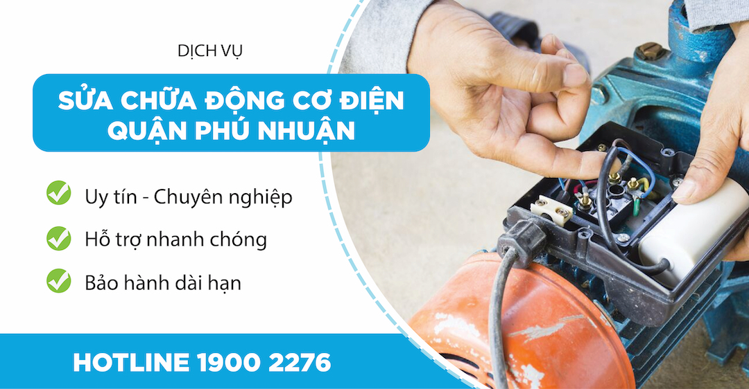 Sửa chữa động cơ điện quận Phú Nhuận