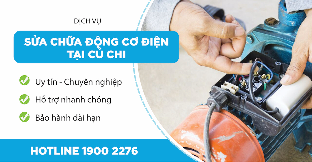 Sửa chữa động cơ điện tại Củ Chi