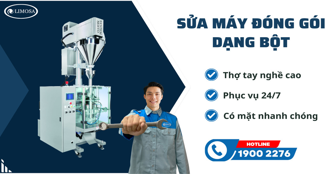Sửa Máy Đóng Gói Dạng Bột Limosa