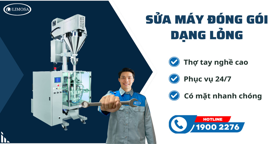 Sửa Máy Đóng Gói Dạng Lỏng Limosa