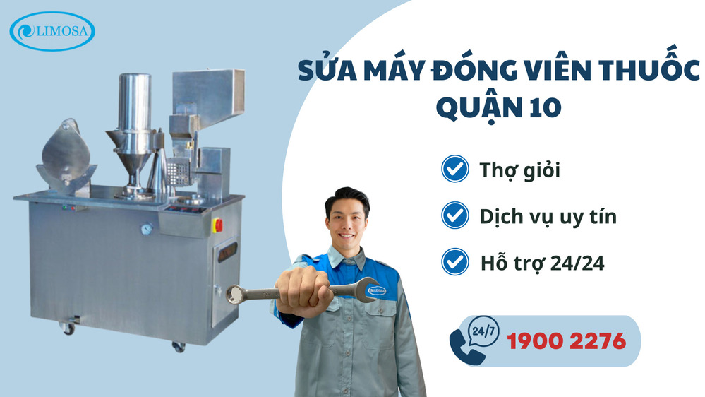 Sửa Máy Đóng Viên Thuốc Quận 10 Limosa