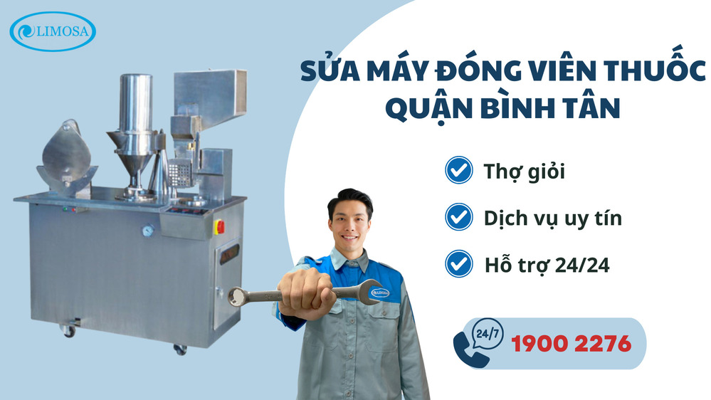 Sửa Máy Đóng Viên Thuốc Quận Bình Tân Limosa