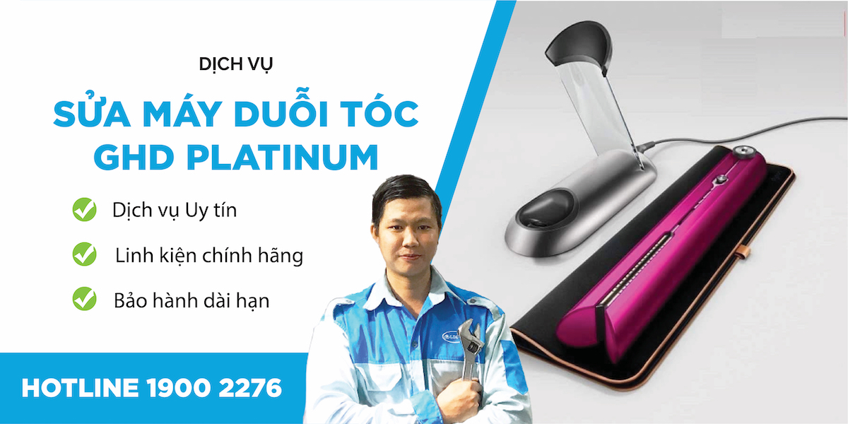 sửa máy duỗi tóc ghd platinum